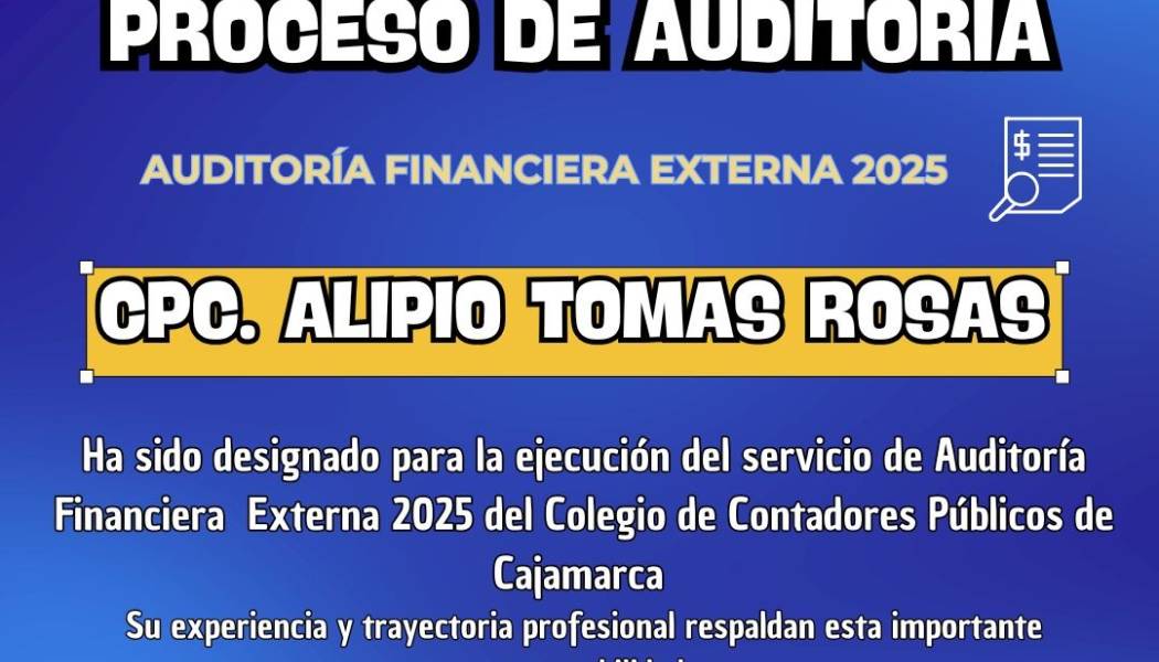 AUDITORIA FINANCIERA EXTERNA